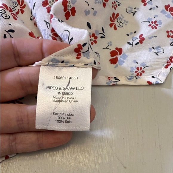 Veronica Beard Howell Silk Top Size 8 - Picture 9 of 11